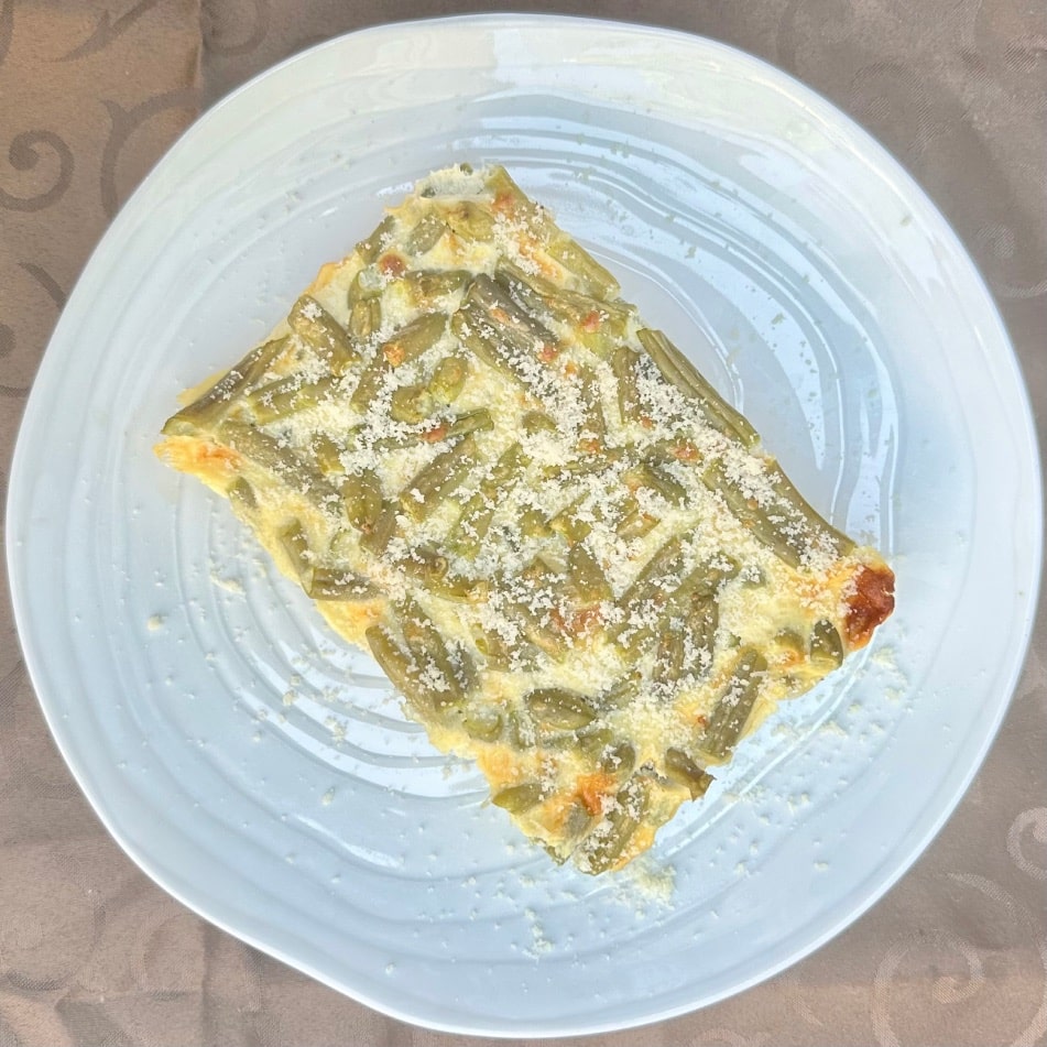 Judías verdes con crema de Parmesano 2