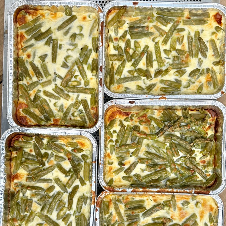 Judías verdes con crema de Parmesano 4