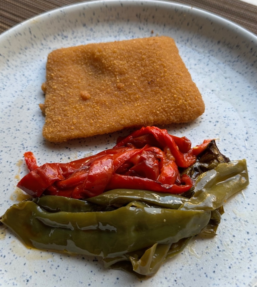 Sant jacobo con pimientos 3