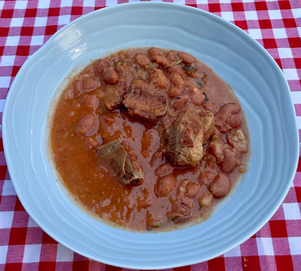 Alubias pintas con costilla de cerdo 5