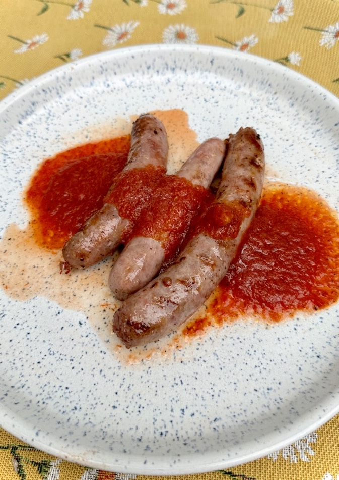 Salchichas con Salsa de Tomate 4