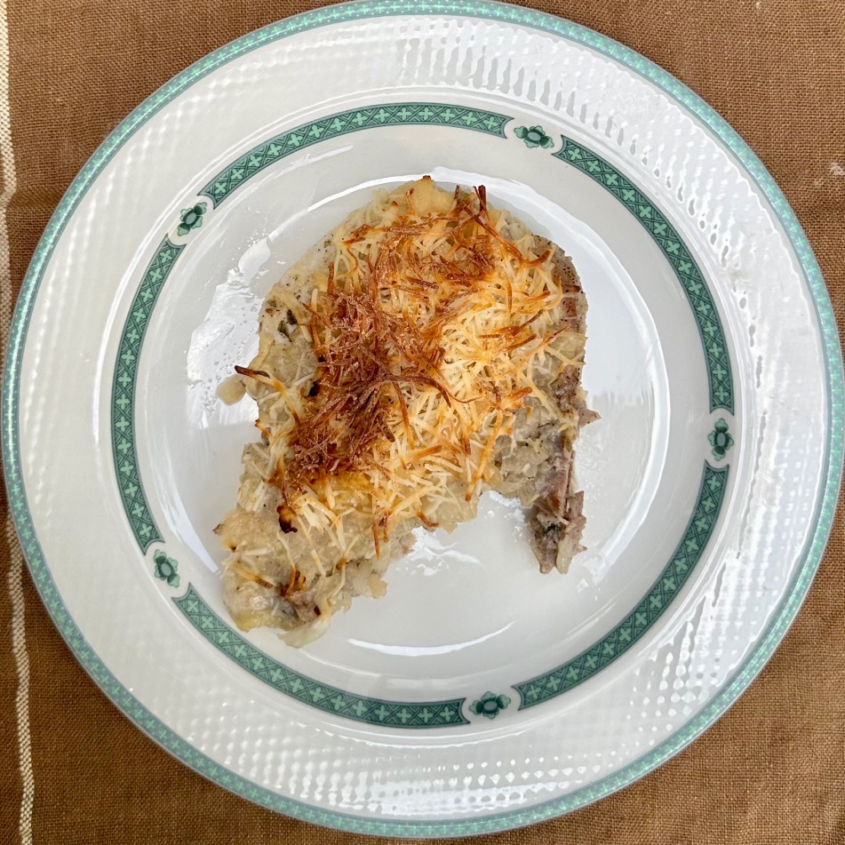 Chuleta de Cerdo a la Manzana y Gratinada 3