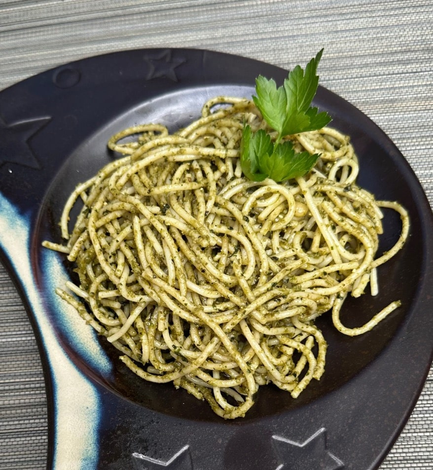 Espaguetis al Pesto 1