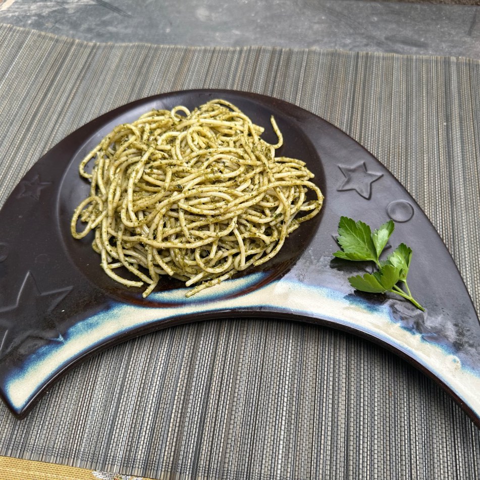 Espaguetis al Pesto 5