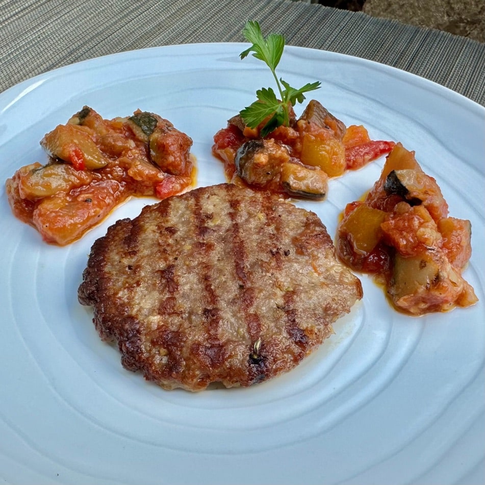 Hamburguesa con Pisto 4