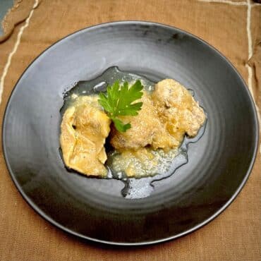 Pechuga de Pollo con Salsa de Manzana 2