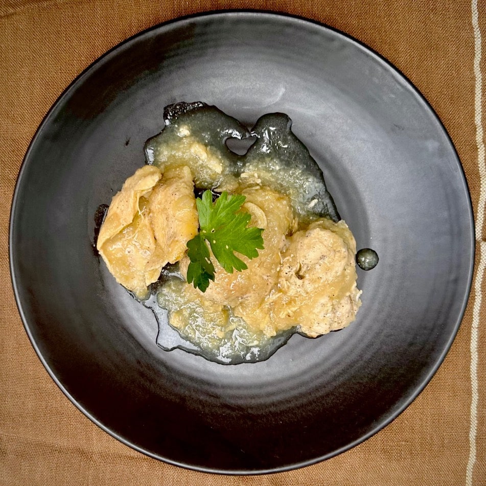 Pechuga de Pollo con Salsa de Manzana 4