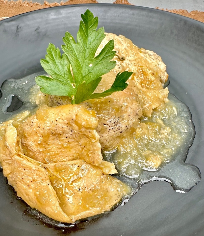 Pechuga de Pollo con Salsa de Manzana 5