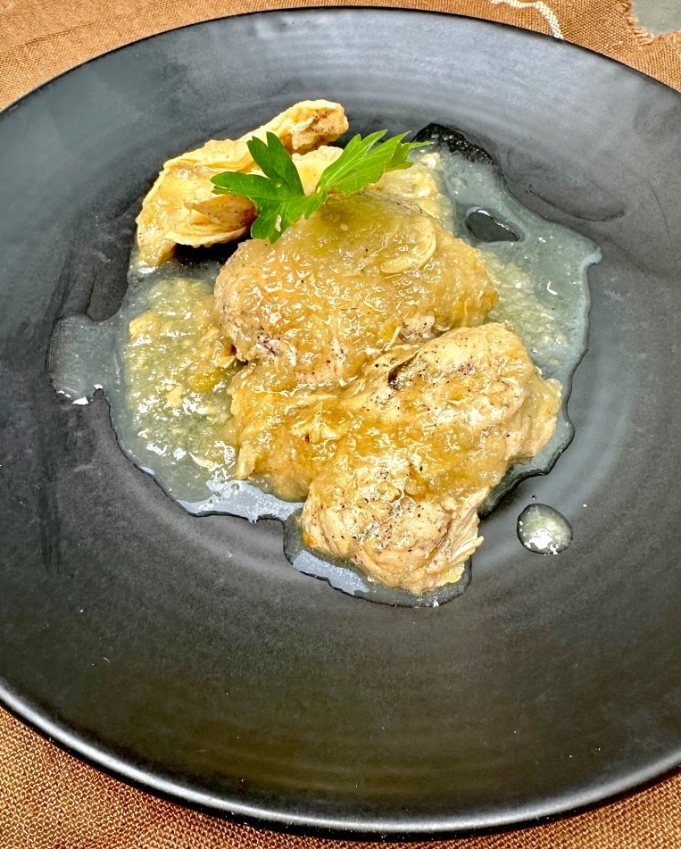 Pechuga de Pollo con Salsa de Manzana 6