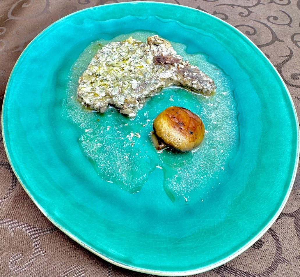 Chuleta de Cerdo Marinada al Romero con Champiñón Natural 4