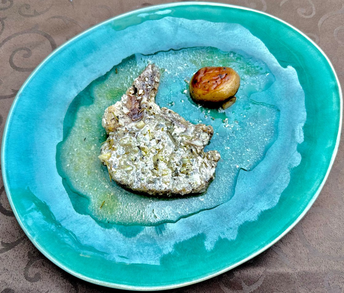 Chuleta de Cerdo Marinada al Romero con Champiñón Natural 5
