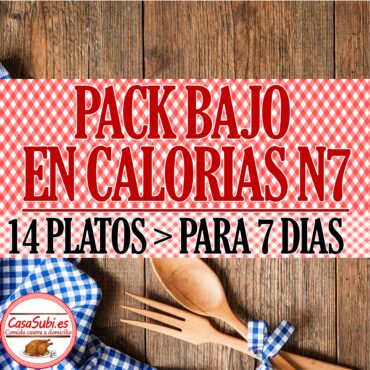 PACK Bajo en Calorías N7 - 14 Platos (7 días)