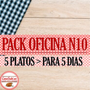 PACK Oficina N10 - 5 Platos (5 días)