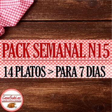 PACK Semanal N15 - 14 Platos (7 días)