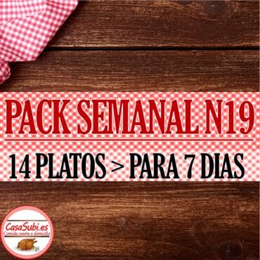 PACK Semanal N19 - 14 Platos (7 días)