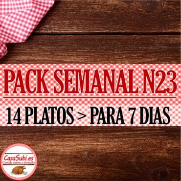 PACK Semanal N23 - 14 Platos (7 días)