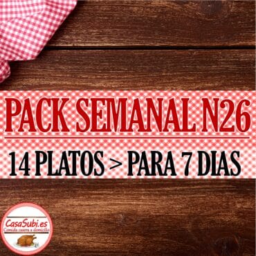 PACK Semanal N26 - 14 Platos (7 días)
